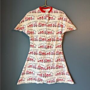 Sleeping baby zippadee zip train print‎